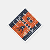 Chicago Football Family Paper Napkin Serviette (Ecke)