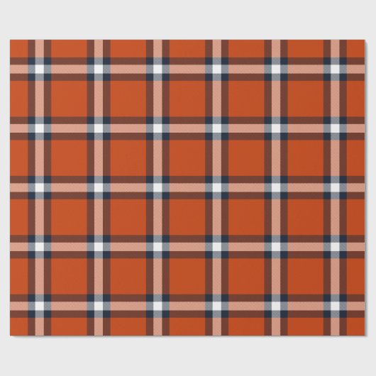 Chicago Football Kariert Wrapping Paper Geschenkpapier (Flach)