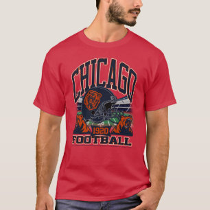 Chicago Football - Vintage Gridiron Legacy T-Shirt