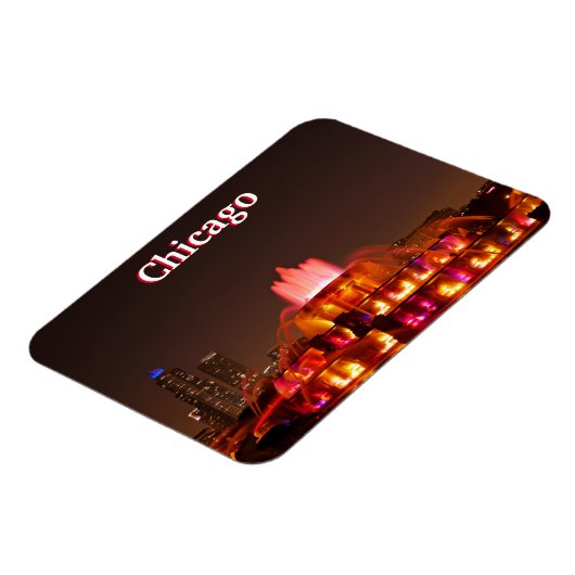 Chicago Fountain Magnet (Linke Seite)