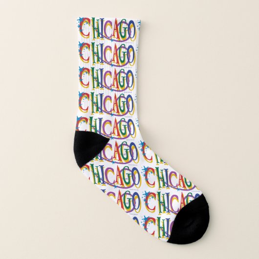 Chicago Fun Socken (Links - Innen)