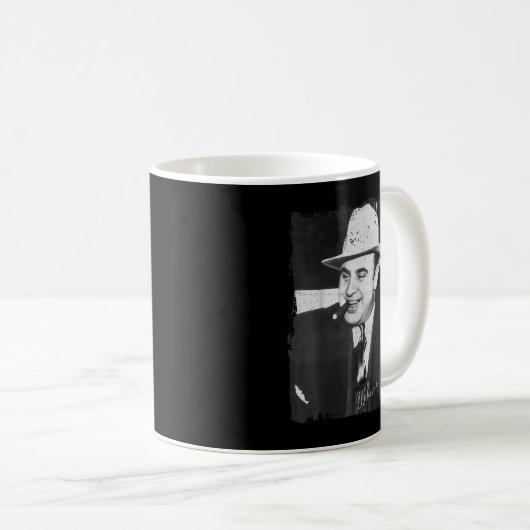 Chicago Gangster Alphonse Gabriel Great Al Capone Kaffeetasse (VorderseiteRechts)