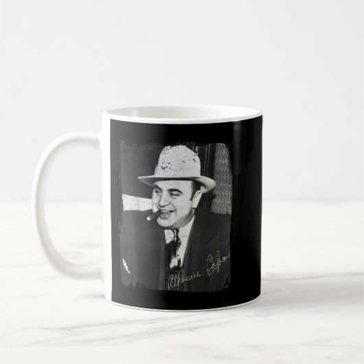 Chicago Gangster Alphonse Gabriel Great Al Capone Kaffeetasse (Links)