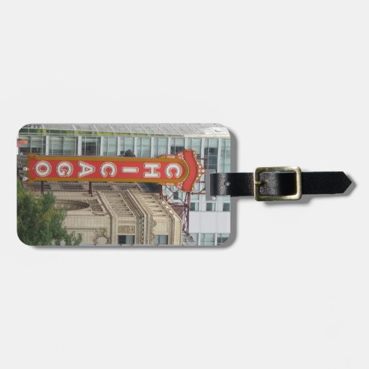 Chicago Gepäckanhänger (Vorderseite horizontal)
