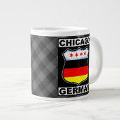 Chicago German American Cup Jumbo-Tasse (Vorderseite Rechts)