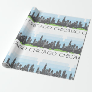 Chicago Geschenkpapier