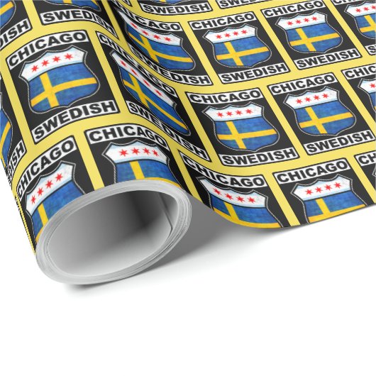 Chicago Geschenkpapier (Rolleneckpunkt)
