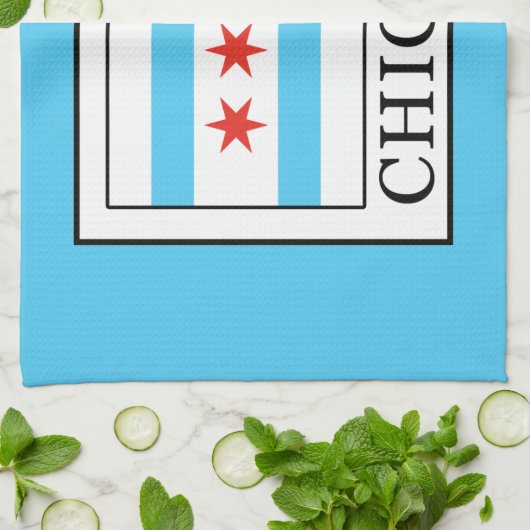 Chicago Geschirrtuch (Gefaltet)