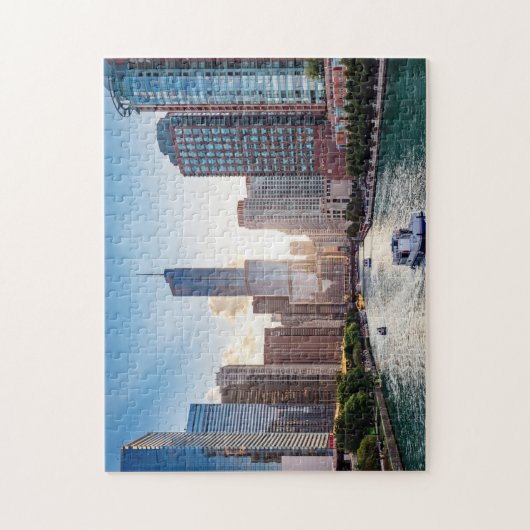 Chicago Getaways City Midwest Chicago Skyline P Puzzle (Vertikal)