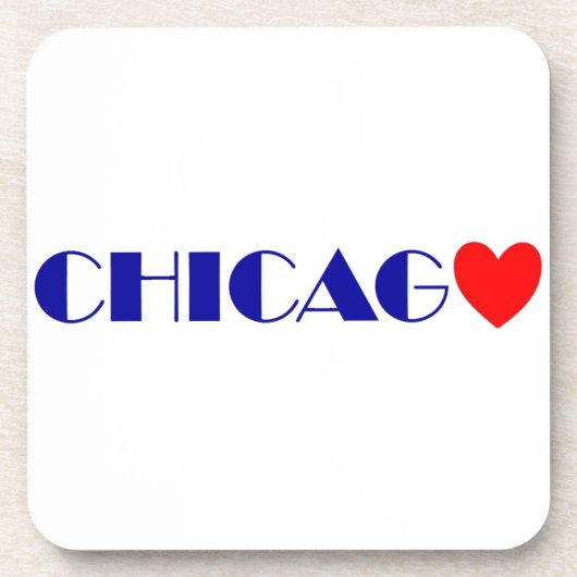 Chicago Getränkeuntersetzer (Vorderseite)