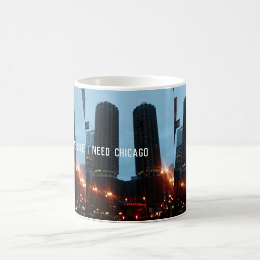 Chicago-Gewohnheits-Tasse Kaffeetasse (Mittel)