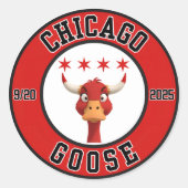 Chicago Goose - 2025 - Aufkleberblatt Runder Aufkleber (Vorderseite)