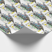 Chicago Graduate Geschenkpapier (Ecke)