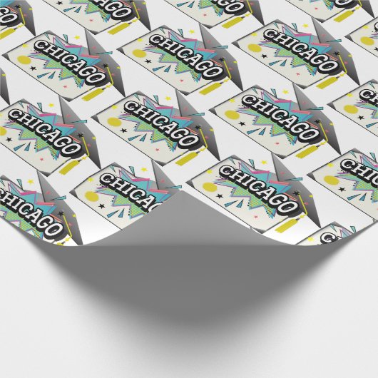 Chicago Graduate Geschenkpapier (Ecke)