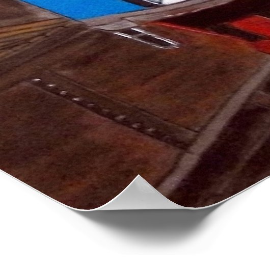 Chicago Grafitti El Train Poster (Ecke)