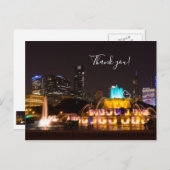 Chicago Grant Park Danke Postcard Postkarte (Vorne/Hinten)
