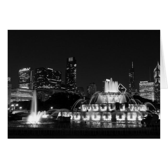 Chicago Grant Park Grayscale (Vorderseite (Horizontal))
