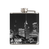 Chicago Grant Park Grayscale Flachmann (Rückseite)