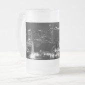 Chicago Grant Park Grayscale Mattierte Tasse (Vorderseite Links)