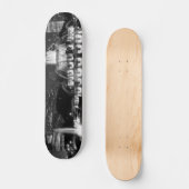 Chicago Grant Park Grayscale Skateboard (Vorderseite)