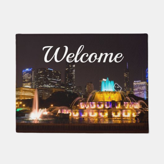 Chicago Grant Park Welcome Doormat Fußmatte (Vorderseite)
