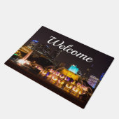 Chicago Grant Park Welcome Doormat Fußmatte (Schrägansicht)