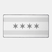 Chicago Grau-Weiße Flagge