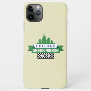 Chicago Green Ribbon Taxi Logo - Fan Art iPhone 11Pro Max Hülle