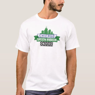 Chicago Green Ribbon Taxi Logo - Fan Art T - Shirt