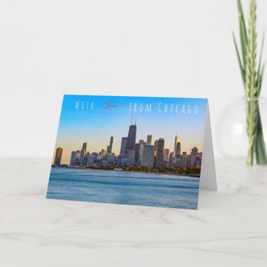 Chicago Greeting Card Feiertagskarte (Vorderseite)