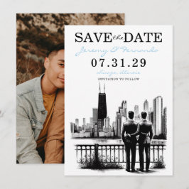 Chicago Grooms Save The Date
