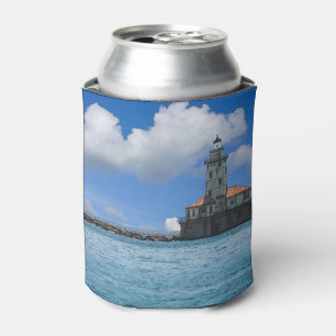Chicago-Hafen-Leuchtturm Painterly Dosenkühler