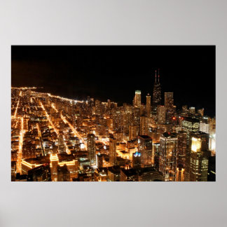 Chicago Hancock Gebäude Poster