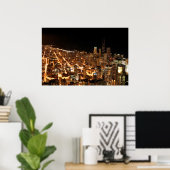 Chicago Hancock Gebäude Poster (Heimbüro)