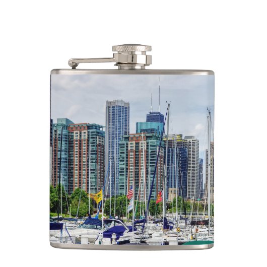 Chicago Harbor Flachmann (Vorderseite)