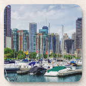 Chicago Harbor Getränkeuntersetzer (Vorderseite)