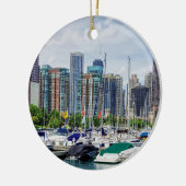 Chicago Harbor Keramik Ornament (Links)