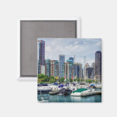 Chicago Harbor Magnet (Vorderseite/Rückseite)