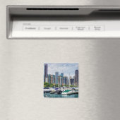 Chicago Harbor Magnet (In Situ (Geschirrspüler))