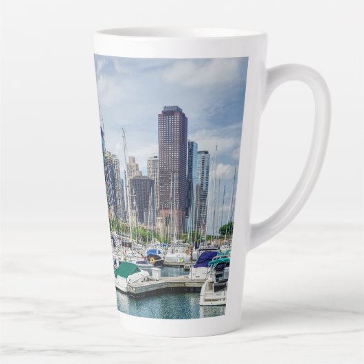 Chicago Harbor Milchtasse (Rechts)