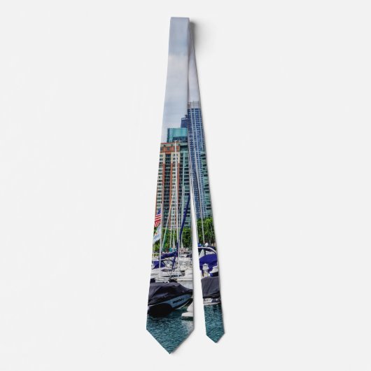 Chicago Harbor Neck Tie Krawatte (Vorderseite)