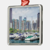 Chicago Harbor Ornament Aus Metall (Links)