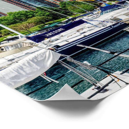 Chicago Harbor Poster (Ecke)