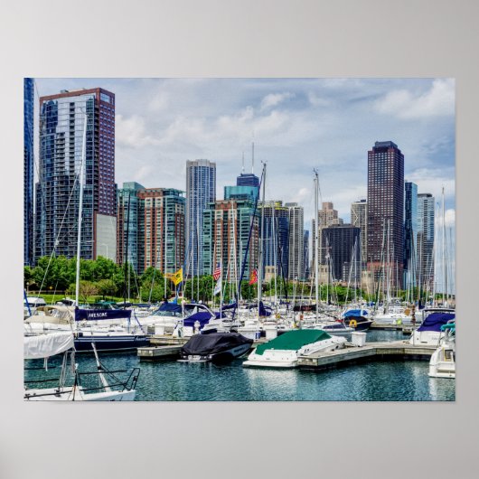 Chicago Harbor Poster (Vorne)