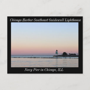 Chicago Harbor Postkarte
