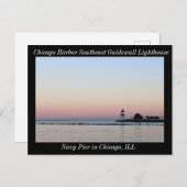 Chicago Harbor Postkarte (Vorne/Hinten)