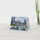 Chicago Harbour Greeting Card Karte (Vorderseite)