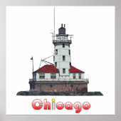 Chicago Harbour Light Poster (Vorne)