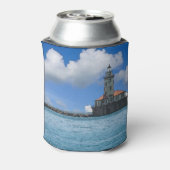 Chicago Harbour Lighthouse Painterly Dosenkühler (Kanne Rückseite)