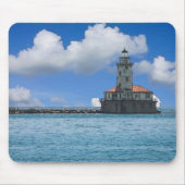 Chicago Harbour Lighthouse Painterly Mousepad (Vorne)